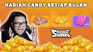 GINI CARA NYA DAPETIN CANDY GRATIS DI SAUSAGE MAN INDONESIA #sausageman #mrkong