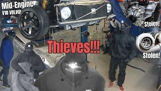 Update on the Garage Break-In. New footage of the Theifs!