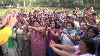 Dr. Madan Kataria and Madhuri Kataria Visit Jal Vayu Vihar Laughter Yoga Club, Sector 21, Noida, UP