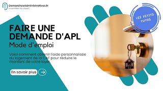 TUTO - Faire une demande d'APL