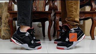 Jordan 4 2019 (comparisonof mens vs. GS sizing.)