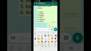 Add More Names to a List in WhatsApp