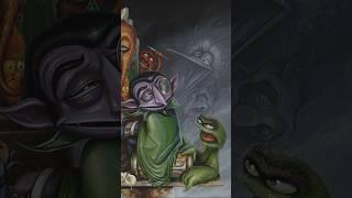Greg Craola Simkins painting "The Count"