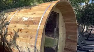 Almost Heaven Barrel Sauna Review: Is it waterproof / watertight???