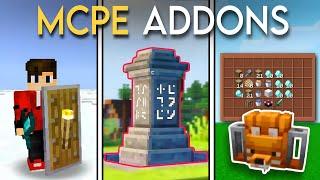 5 Best Useful ADDONS for Minecraft PE 1.21.50+  | MCPE Survival Mods