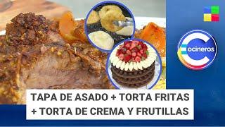 Tapa de Asado + Torta Fritas + Torta crema y frutillas #CocinerosArgentinos | Programa (21/11/2024)