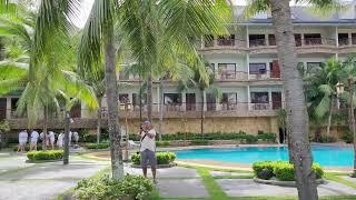 Bohol Tropics pool side and beach view