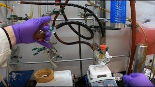 Transferring Solvents & Reagents with a Cannula on a Schlenk Line