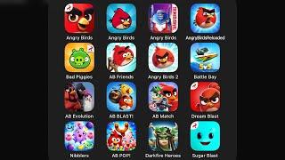 Angry Birds Journey, Angry Birds Transformers, Bad Piggies, Battle Bay, Darkfire Heroes, Sugar Blast