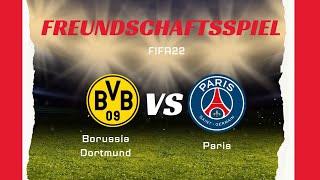 wir gucken in fifa 22 BVB vs Psg live