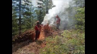 North Gun Lake Lightening Strike Fire