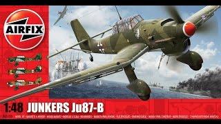 Airfix 1/48 Junkers Ju87-B "Stuka", In-Box-Review (7.8.14)