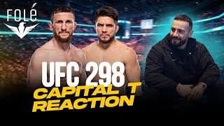 Capital T reacts to a WILD UFC Fight - Merab Dvalishvili Vs Henry Cejudo #ufc298