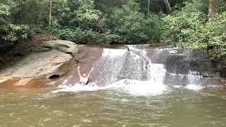 Wildcat Creek Sliding Rock in Rabun County, Georgia