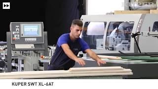 KUPER SWT XL 6AT Planer Moulder with barcode scanning and automatic head adjustment