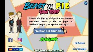 Beast vs Pie Saw Trap. Solución completa del juego.