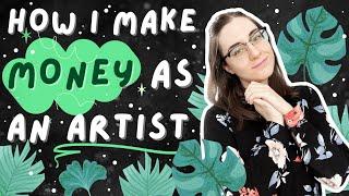 How to make money in illustration: My art income streams | 5 ways to make money as an artist