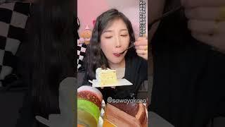 SweetcrepeCakeMUKBANG  Challenge ASMR Dessert Eating Show