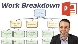 How to Make a Work Breakdown Structure (WBS) in PowerPoint