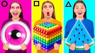 Geometric Shape Food Challenge | Kitchen War by DuKoDu Challenge