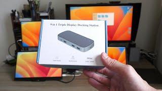 Use your M1 M2 Mac with 4 displays: Minisopuru DS806 Display Hub review