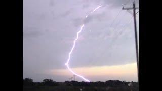 Kansas Cannon Fire, Positive CG Lightning Barrage - 6/17/2017