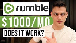 How to Make Money on Rumble Explained Step By Step For Beginners