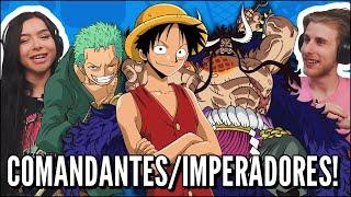 JOVENS REAGEM A M4RKIM - COMANDANTES e YONKOU (ONE PIECE)