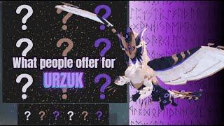 What do people offer for Urzuk? | Creatures of Sonaria