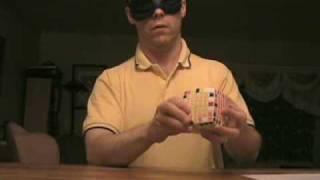 Mike Hughey solves 7x7x7 cube blindfolded