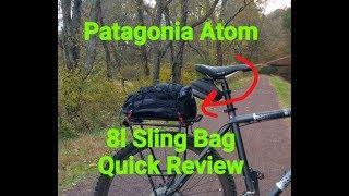 What Can You Fit In Patagonia Atom 8l Sling Bag? A Growler!