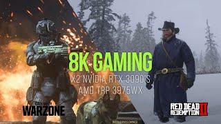 8k Gaming with dual RTX 3090's and AMD Threadripper Pro 3975
