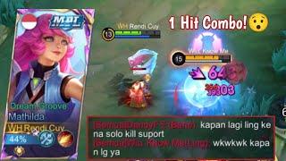 HERO SUPPORT BISA SOLO KILL LING? BEGINJ CARANYA! BUILD MATHILDA DAMAGE TERSAKIT 2024 - MLBB