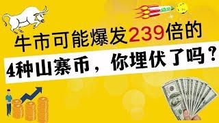 牛市可能爆发239倍的4种山寨币，你埋伏了吗