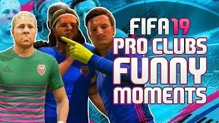 FUNNY UGLY PLAYER FACES! - FIFA 19 Pro Clubs Funny Moments & Highlights! (FIFA 19 Funny Moments)