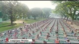 Solat Idul Fitri bersama Gubernur Akmil, 1 Syawal 1442 H