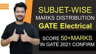 GATE 2021: Subject Wise Marks Distribution in GATE Electrical (EE) Prepare GATE 2021 in Last 45 Days