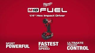 Milwaukee® M18 FUEL™ 1/4" Hex Impact Driver