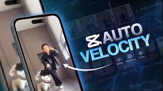 Capcut auto velocity tutorial | Smooth 