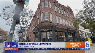 Inside Google's First LA Store! (Santa Monica)