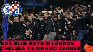 BAD BLUE BOYS IN LONDON | DINAMO ZAGREB ULTRAS | Chelsea vs Dinamo Zagreb 2-1 | 2-11-2022