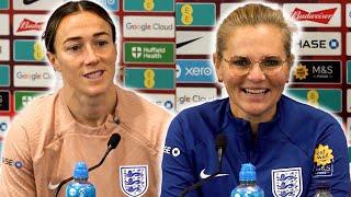 Sarina Wiegman and Lucy Bronze pre-match press conference | England Women v Sweden Women