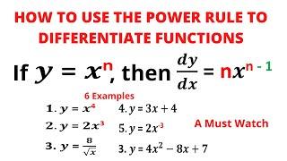 How to differentiate using the Power Rule ||Chris Maths Academy