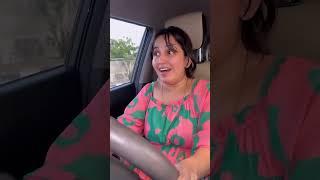 My Wife Manual Car Driving Skill #vivekjadoo #deepikavivek #shorts