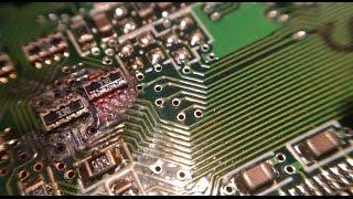 Melting A Computer Circuit Board