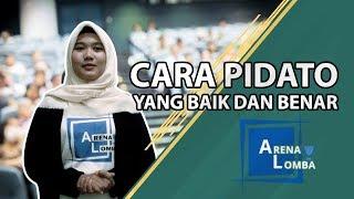 10 Cara Pidato yang Baik dan Benar ️| ArenaLomba | Juara