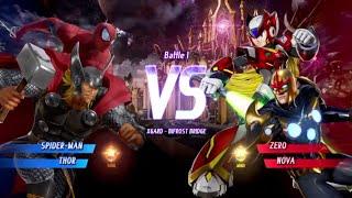 MARVEL VS. CAPCOM: INFINITE Spider-Man,Thor Gameplay In Arcade Mode