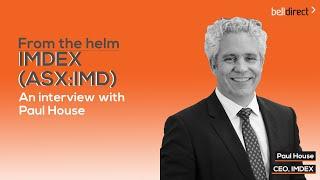 From the helm: IMDEX's (ASX:IMD) CEO, Paul House