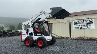 2012 Bobcat S650 Rubber Tire Skid Steer Loader Kubota Diesel 74HP Turbo For Sale Mark Supply Co