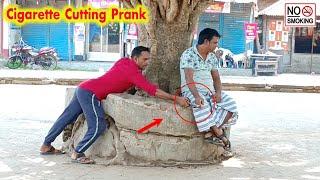 Cutting People's Cigarettes PRANK (Part 12) | No Smoking Prank | 4 Minute Fun